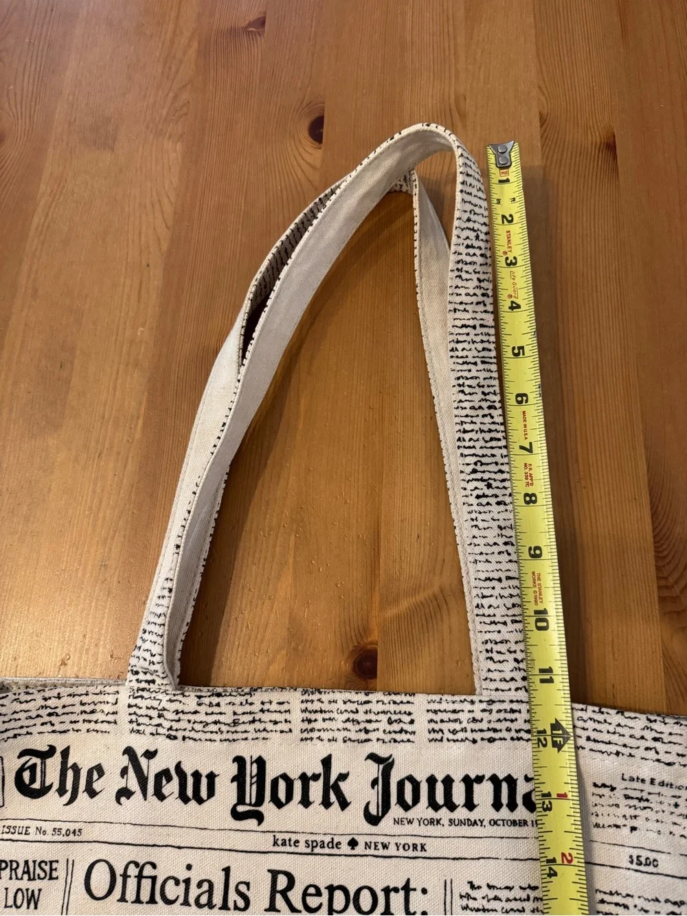 Kate Spade Newspaper Print Tote Bag in